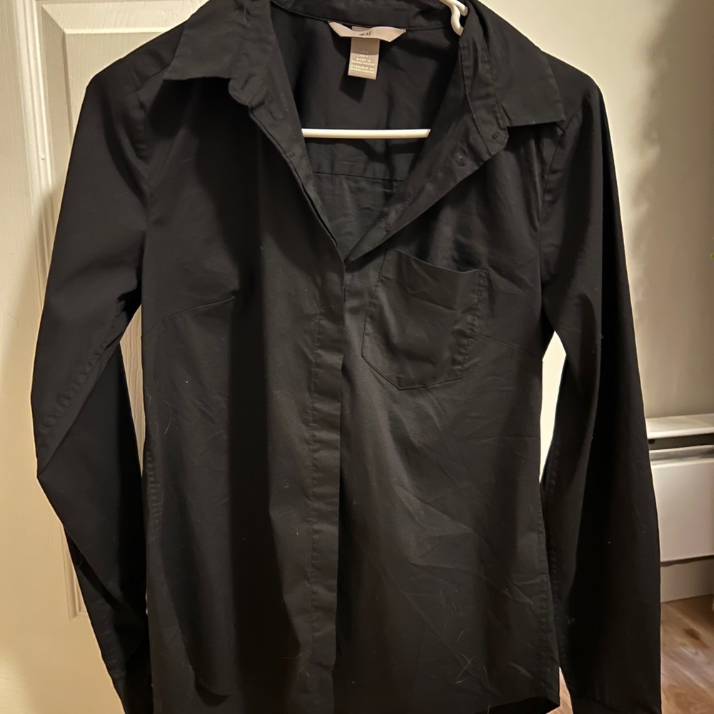 black button up